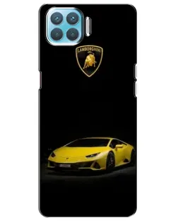 Чехол для OPPO A73 с картинкой «Lamborghini желтый акцент» Чехол для OPPO A73 с картинкой «Lamborghini желтый акцент»