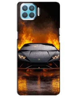 Чехол для OPPO A73 с картинкой «Lamborghini в огне» Чехол для OPPO A73 с картинкой «Lamborghini в огне»
