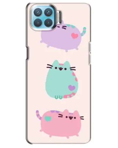 Чехол для OPPO A73 с картинкой «Pusheen трио» Чехол для OPPO A73 с картинкой «Pusheen трио»