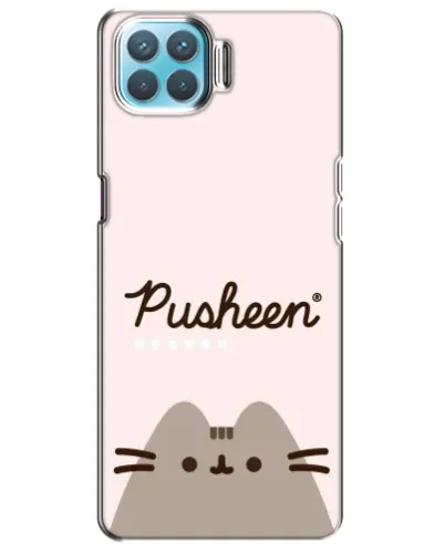 Чехол для OPPO A73 с картинкой «Pusheen логотип» Чехол для OPPO A73 с картинкой «Pusheen логотип»