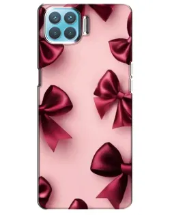 Чехол для OPPO A73 с картинкой «Бордовый атлас»