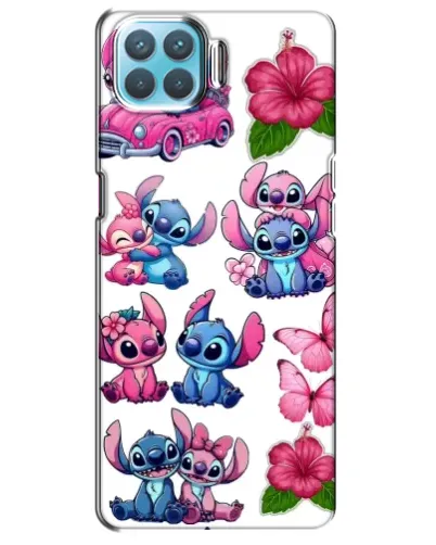 Чехол для OPPO A73 с картинкой «Стикеры Stitch и Angel» Чехол для OPPO A73 с картинкой «Стикеры Stitch и Angel»