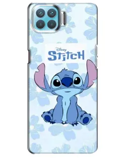 Чехол для OPPO A73 с картинкой «Stitch среди цветов» Чехол для OPPO A73 с картинкой «Stitch среди цветов»