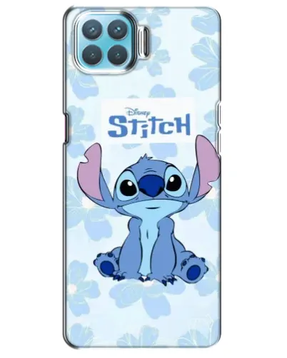 Чехол для OPPO A73 с картинкой «Stitch среди цветов» Чехол для OPPO A73 с картинкой «Stitch среди цветов»
