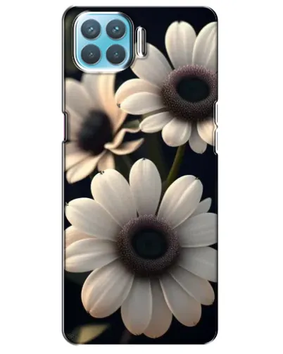 Чохол для OPPO A73 з картинкою «Білі маргаритки макро»