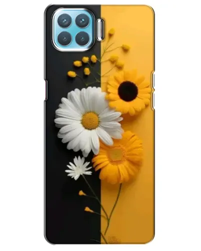 Чохол для OPPO A73 з картинкою «Соняшник та ромашка»