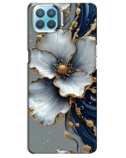 Чохол для OPPO A73 з картинкою «Біла квітка та золотий флюїд» Чохол для OPPO A73 з картинкою «Біла квітка та золотий флюїд»