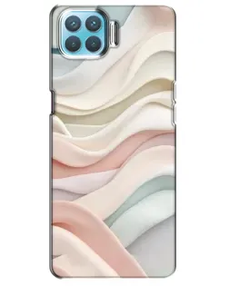 Чехол для OPPO A73 с картинкой «Пастельные нежные волны»