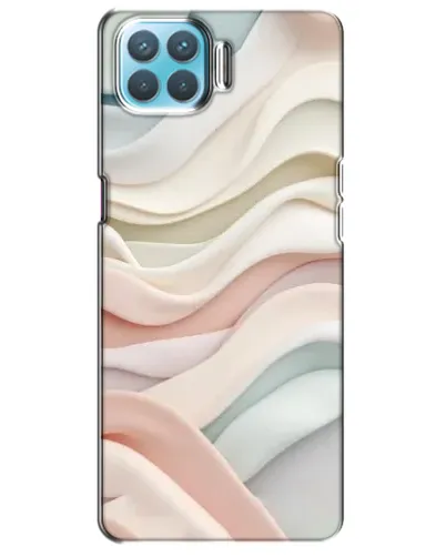 Чехол для OPPO A73 с картинкой «Пастельные нежные волны»