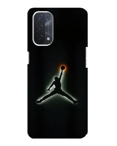 Чехол для OPPO A74 (5G) с картинкой «Jordan Gradient Logo»