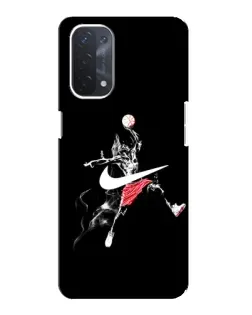 Чехол для OPPO A74 (5G) с картинкой «Jordan Jumpman»