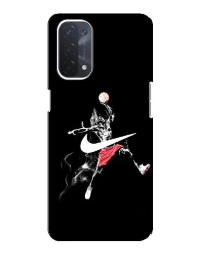 Чехол для OPPO A74 (5G) с картинкой «Jordan Jumpman»