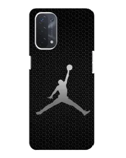Чехол для OPPO A74 (5G) с картинкой «Jordan Dark Carbon»