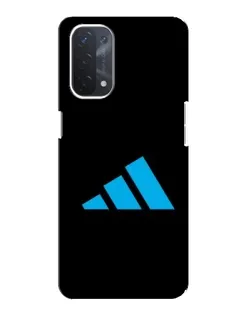 Чохол для OPPO A74 (5G) з картинкою «Adidas Cyan Logo»