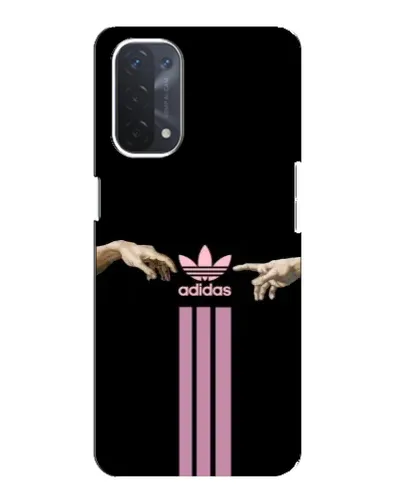 Чехол для OPPO A74 (5G) с картинкой «Adidas Hands»