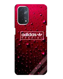 Чохол для OPPO A74 (5G) з картинкою «Adidas Gold Marble»
