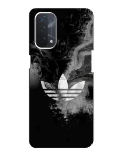 Чохол для OPPO A74 (5G) з картинкою «Абстрактний дим Adidas»