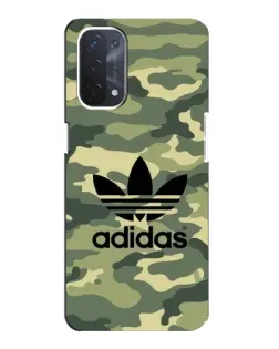 Чохол для OPPO A74 (5G) з картинкою «Мілітарі стиль Adidas»