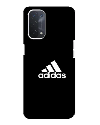 Чехол для OPPO A74 (5G) с картинкой «Черная классика Adidas»