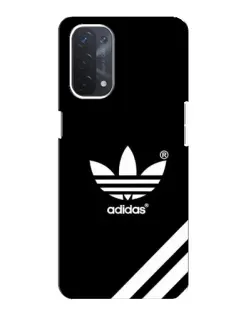 Чехол для OPPO A74 (5G) с картинкой «Adidas с диагональными полосами»