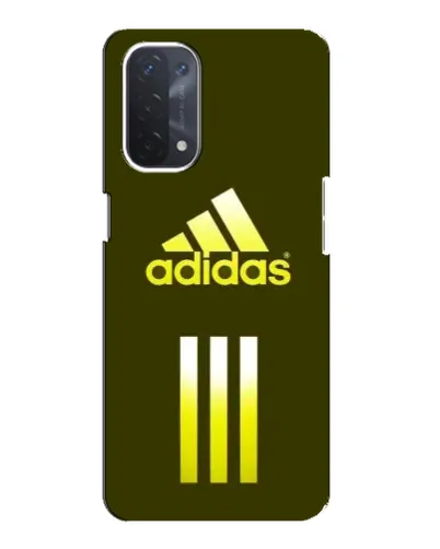 Чехол для OPPO A74 (5G) с картинкой «Оливковый градиент Adidas»
