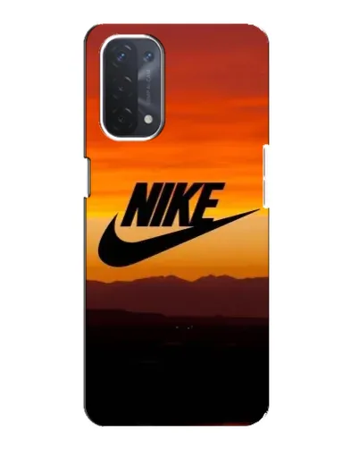 Чехол для OPPO A74 (5G) с картинкой «Nike — вечерний горизонт»