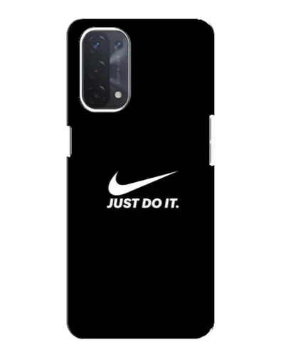 Чехол для OPPO A74 (5G) с картинкой «Минимализм от Nike»