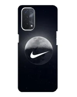 Чехол для OPPO A74 (5G) с картинкой «Nike в стиле граффити»
