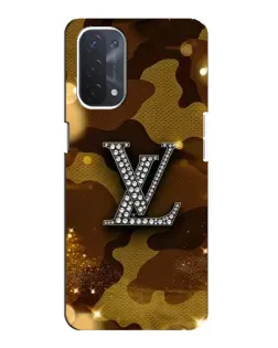 Чехол для OPPO A74 (5G) с картинкой «Камуфляжный Louis Vuitton»