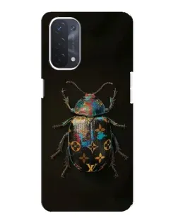 Чехол для OPPO A74 (5G) с картинкой «LV — мраморный принт»