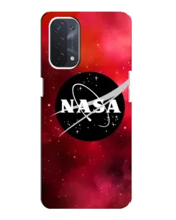 Чехол для OPPO A74 (5G) с картинкой «NASA — красная туманность»