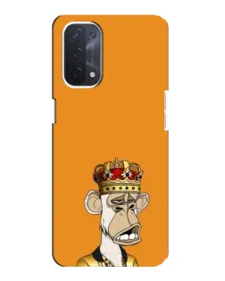 Чехол для OPPO A74 (5G) с картинкой «Золотая обезьяна Bored Ape»