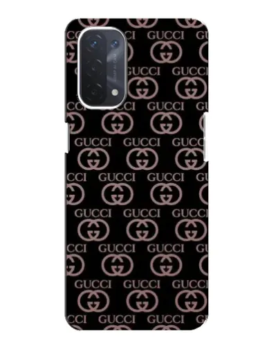 Чехол для OPPO A74 (5G) с картинкой «Классическая монограмма Gucci»