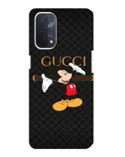 Чехол для OPPO A74 (5G) с картинкой «Микки Маус Gucci» Чехол для OPPO A74 (5G) с картинкой «Микки Маус Gucci»