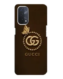 Чехол для OPPO A74 (5G) с картинкой «Gucci — золотая бабочка» Чехол для OPPO A74 (5G) с картинкой «Gucci — золотая бабочка»