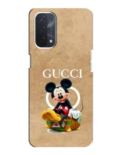 Чехол для OPPO A74 (5G) с картинкой «Микки Маус Gucci — крафт» Чехол для OPPO A74 (5G) с картинкой «Микки Маус Gucci — крафт»