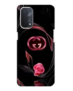 Чехол для OPPO A74 (5G) с картинкой «Gucci — неоновая роза» Чехол для OPPO A74 (5G) с картинкой «Gucci — неоновая роза»