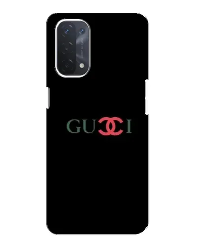 Чехол для OPPO A74 (5G) с картинкой «Gucci — красный градиент»