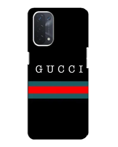 Чехол для OPPO A74 (5G) с картинкой «Gucci — красный пояс»