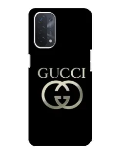 Чехол для OPPO A74 (5G) с картинкой «Gucci — золото на черном» Чехол для OPPO A74 (5G) с картинкой «Gucci — золото на черном»