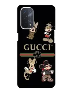 Чехол для OPPO A74 (5G) с картинкой «Gucci — герои Disney и монограмма» Чехол для OPPO A74 (5G) с картинкой «Gucci — герои Disney и монограмма»