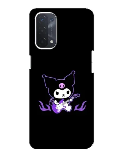 Чехол для OPPO A74 (5G) с картинкой «Электрическая Kuromi»