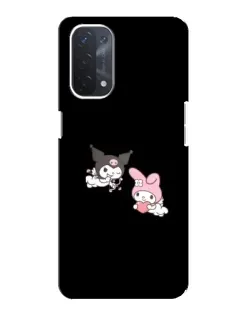 Чехол для OPPO A74 (5G) с картинкой «My Melody и Kuromi»