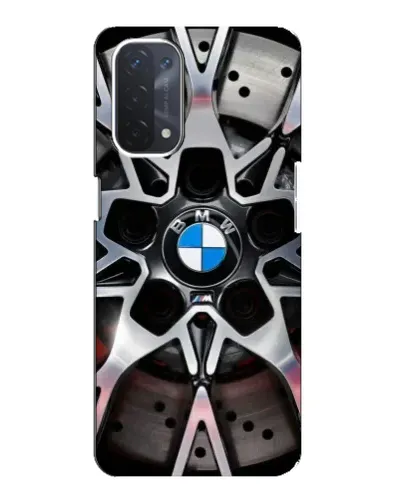 Чехол для OPPO A74 (5G) с картинкой «BMW — деталь диска»