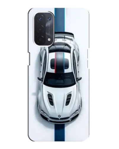 Чехол для OPPO A74 (5G) с картинкой «Вид сверху — BMW M»