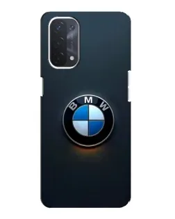 Чехол для OPPO A74 (5G) с картинкой «Логотип BMW — минимализм»