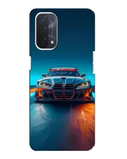 Чехол для OPPO A74 (5G) с картинкой «BMW — огни неона» Чехол для OPPO A74 (5G) с картинкой «BMW — огни неона»