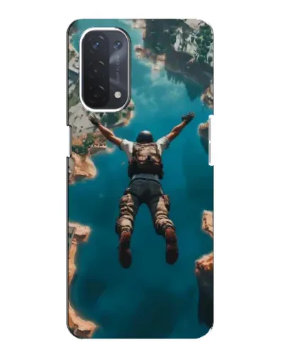 Чехол для OPPO A74 (5G) с картинкой «PUBG — свободное падение»