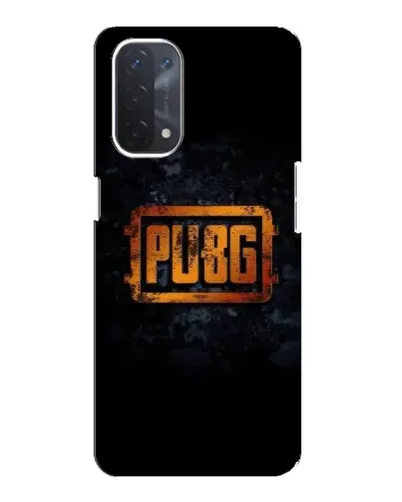 Чехол для OPPO A74 (5G) с картинкой «PUBG — золотой логотип»