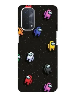 Чехол для OPPO A74 (5G) с картинкой «Космический паттерн Among Us» Чехол для OPPO A74 (5G) с картинкой «Космический паттерн Among Us»
